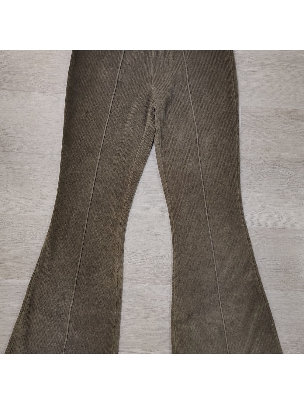 Aerie Corduroy Flare Pants - Brown